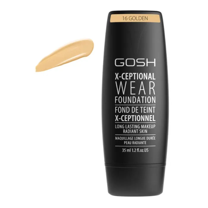 Gosh X-Ceptional Wear Foundation Langhoudende Make-up 16 Golden 35ml