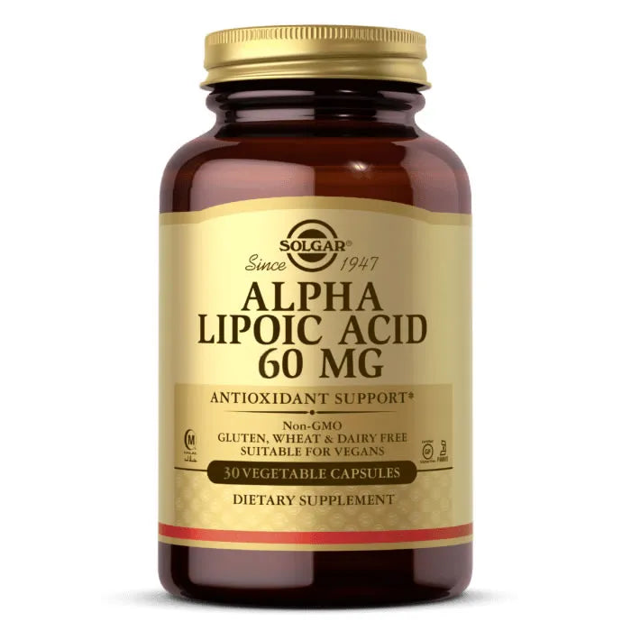 Solgar Alfa-Liponzuur 60mg 30 capsules
