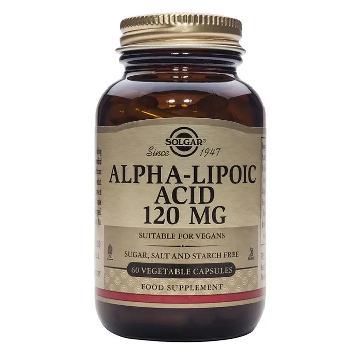 Solgar Alfa-Liponzuur 120mg 60 capsules