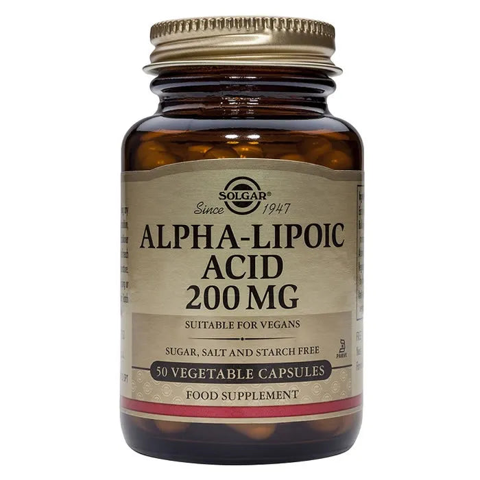 Solgar Alfa-Liponzuur 200mg 50 capsules