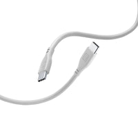 Cellularline Soft-kabel - USB-C naar USB-C kabel 1,2 m (grijs)