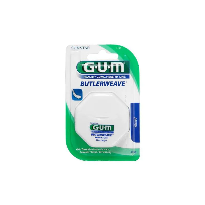 GUM Butlerweave Tandzijde Gewaxt 55m