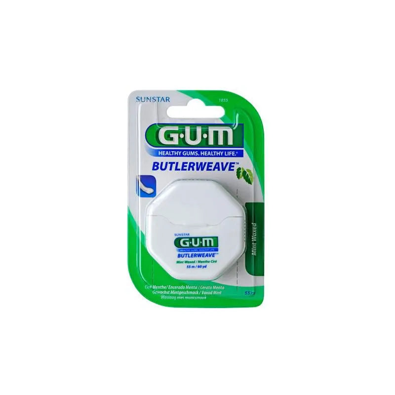 Gum Butlerweave gewaxte flosdraad met menthol