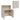 VERTO fold-out desk that folds away into a cupboard – Cashmere colour