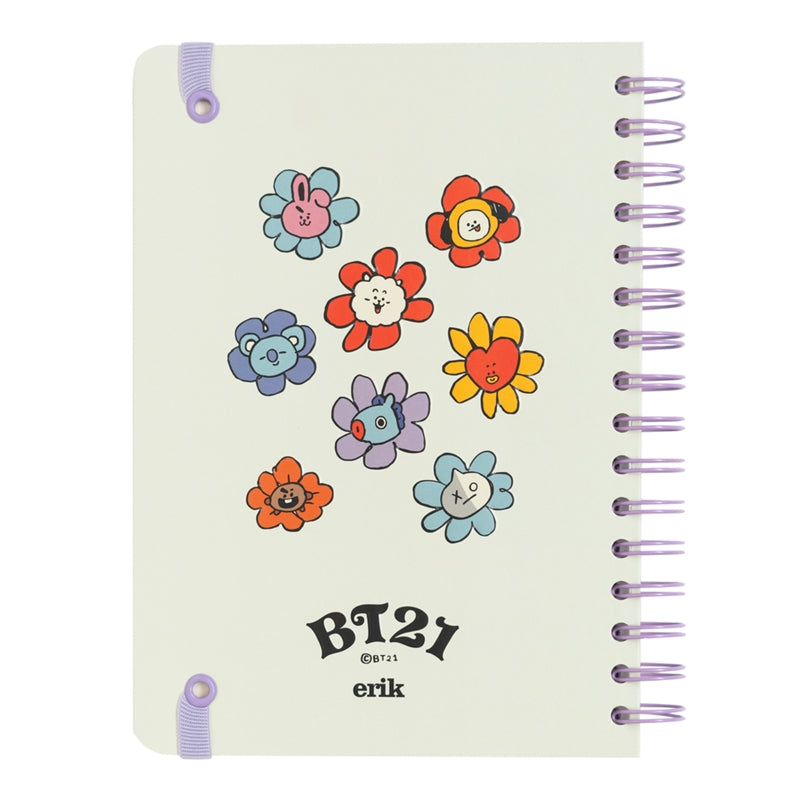 Line Friends BT21 - Schoolagenda / planner 2021/2022 (wit) (2)