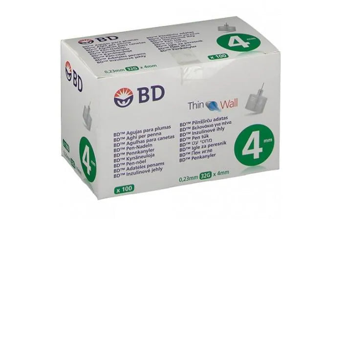 BD Insulinepen 4 mm 100 eenheden