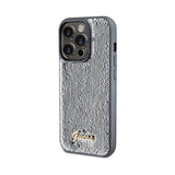 Guess Sequin Script Metal - hoesje voor iPhone 14 Pro (zilver) (2)