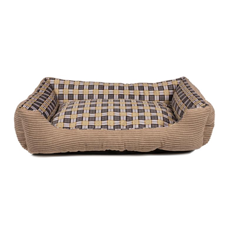 Zachte hondenmand 75 x 58 x 19 cm maat L (beige)