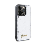 Guess Sequin Script Metal - hoesje voor iPhone 14 Pro (zilver) (4)