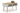 Coffee table Sandi White / artisan oak