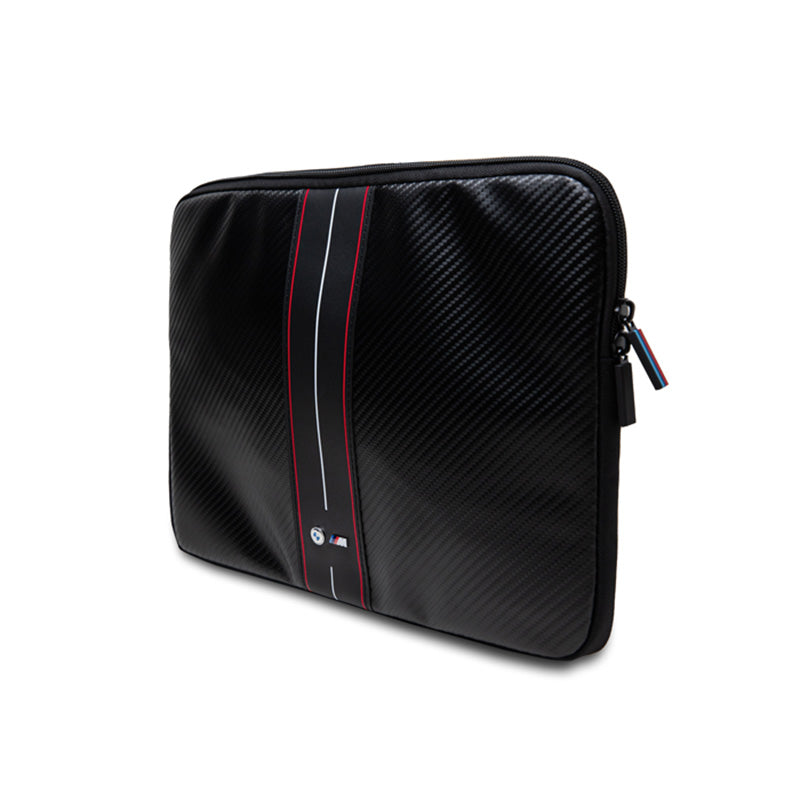 BMW Carbon Red Stripes Sleeve - hoes voor 13" / 14" laptop (zwart) (2)