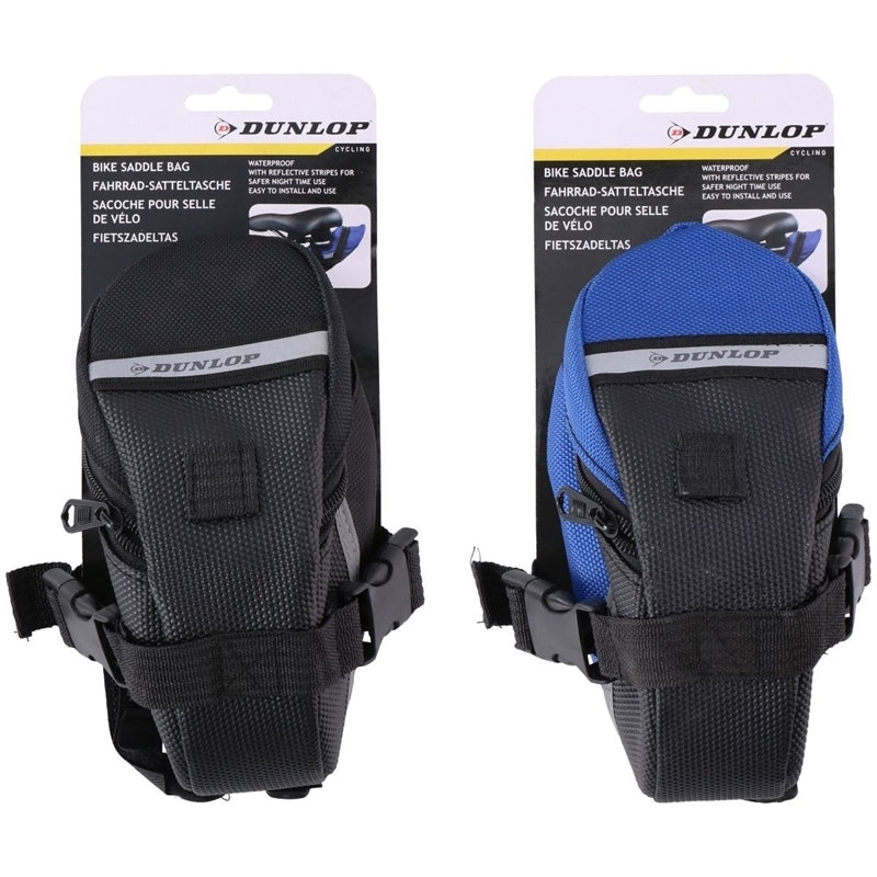 Dunlop - Fietstas / zadeltas (zwart) (2)