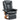 Relaxfauteuil met ligfunctie, draaibaar, tot 150 kg, kunstlederen bekleding, stalen frame, donkergrijs