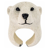 Handpop Educatieve Dieren Beer Wit (4)