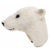 Handpop Educatieve Dieren Beer Wit (5)