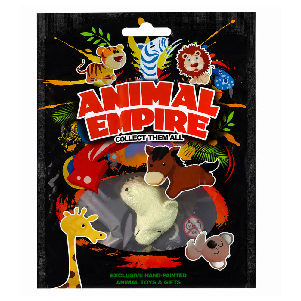 Handpop Educatieve Dieren Beer Wit (6)