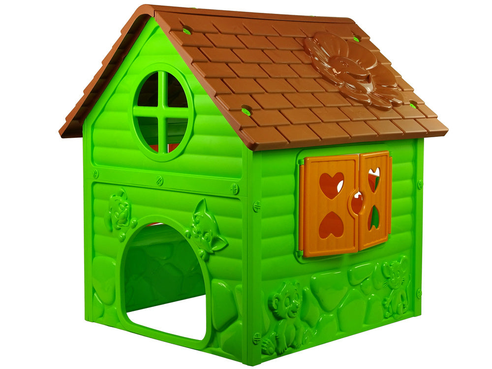 Tuinhuisje voor kinderen 456 groen (2)