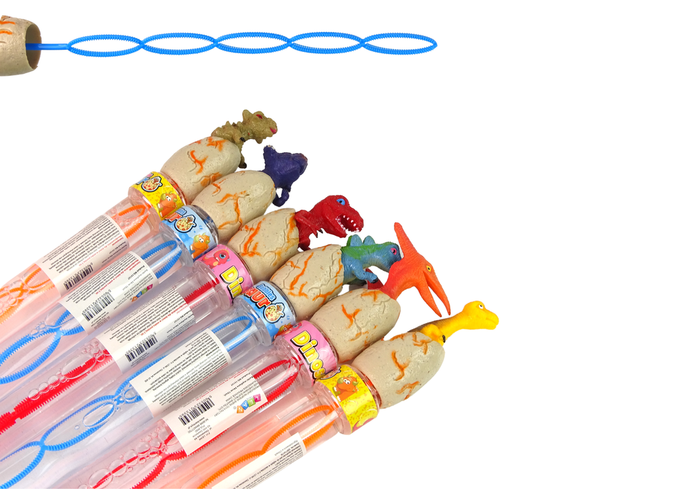 Zeepbellen dinosaurus 34 cm verschillende kleuren (3)