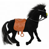 Fluweelachtig paardenfiguur zwart (3)
