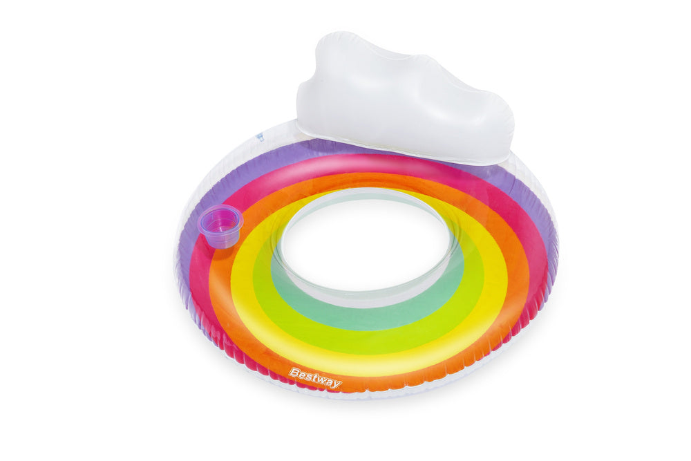 Opblaasbare zwemband 107 cm Rainbow Bestway 43647 (2)