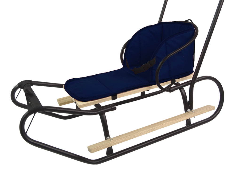 Slede-matras Soft Drie Bevestigingen Marineblauw