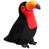 Pluche vogel toekan pluche mascotte knuffel rood 30cm (3)