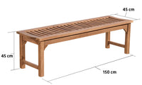 HAVANA wachtbank 150X45X45