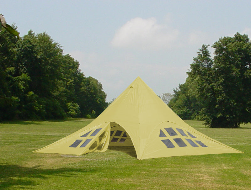 XL stertent 14 m met zijwanden
