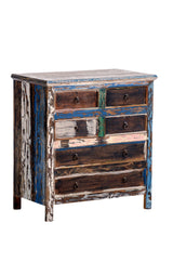 Teakhouten commode Freja (2)