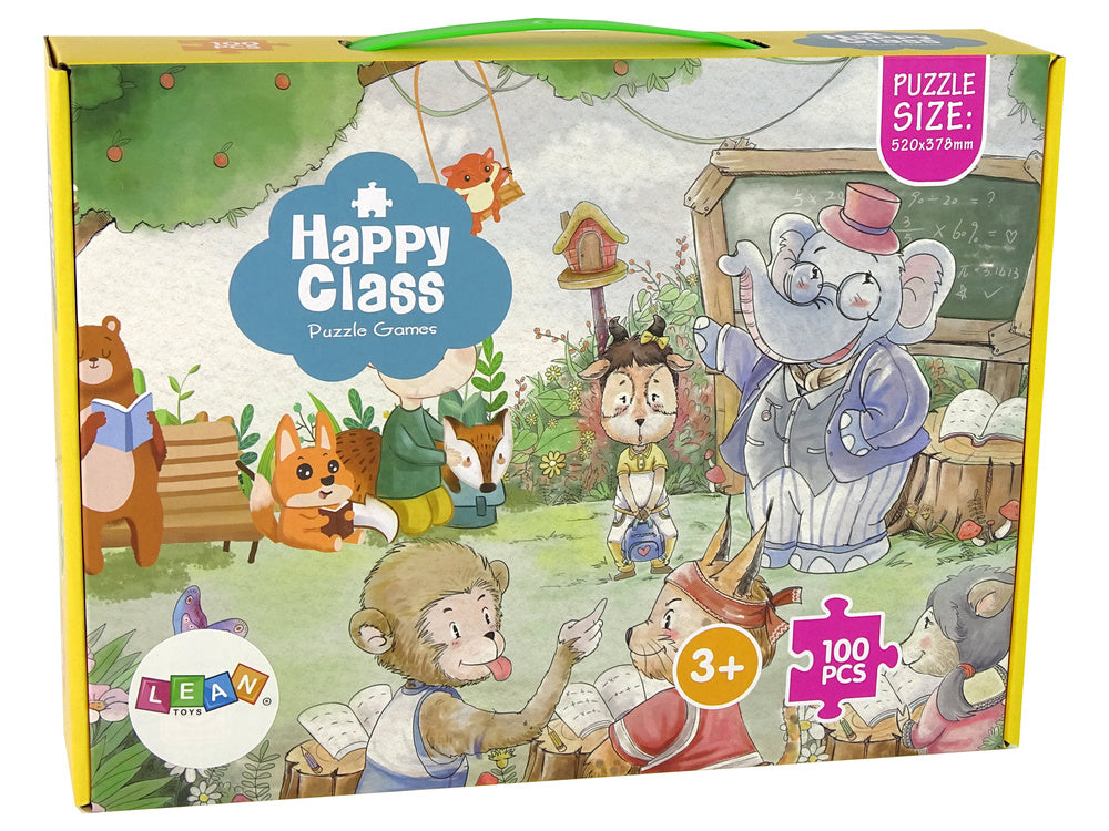 Puzzel School voor dieren 100 stukjes (3)