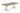 Eettafel Severus 220x100x78 wit