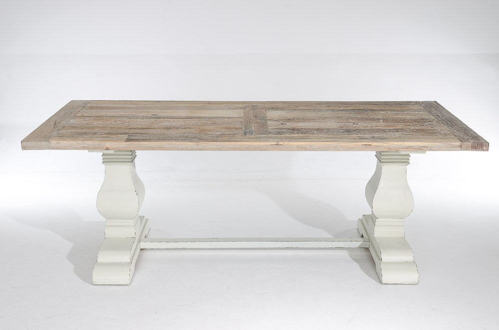 Eettafel Severus 220x100x78 wit (2)