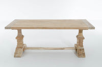Rustieke TEAK eettafel 180*100*78 (2)