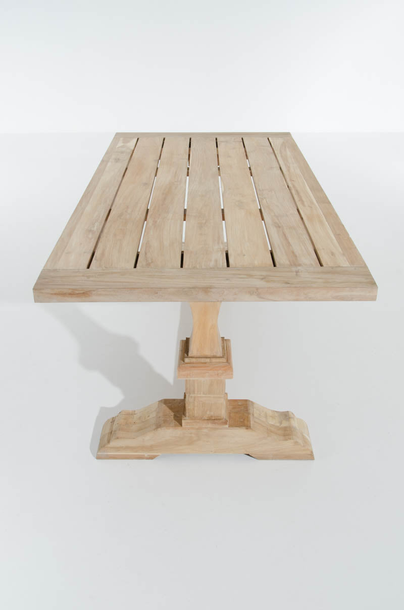 Rustieke TEAK eettafel 180*100*78 (3)