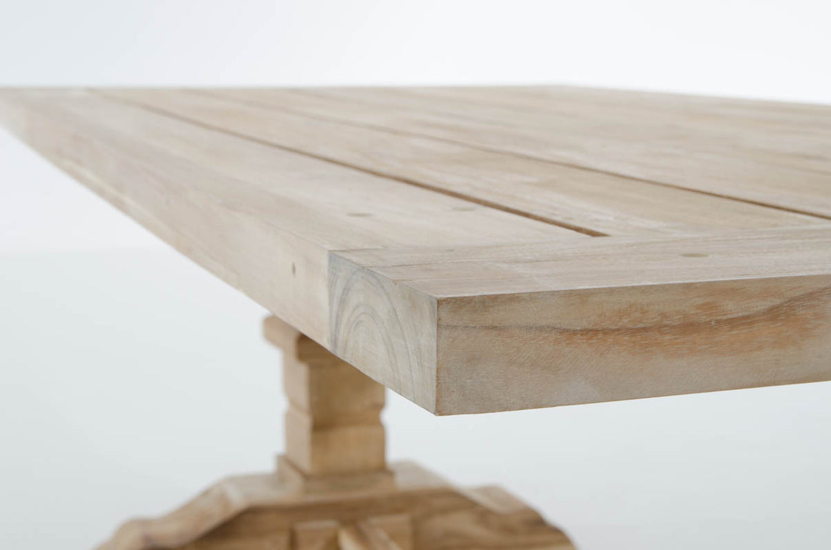Rustieke TEAK eettafel 180*100*78 (4)