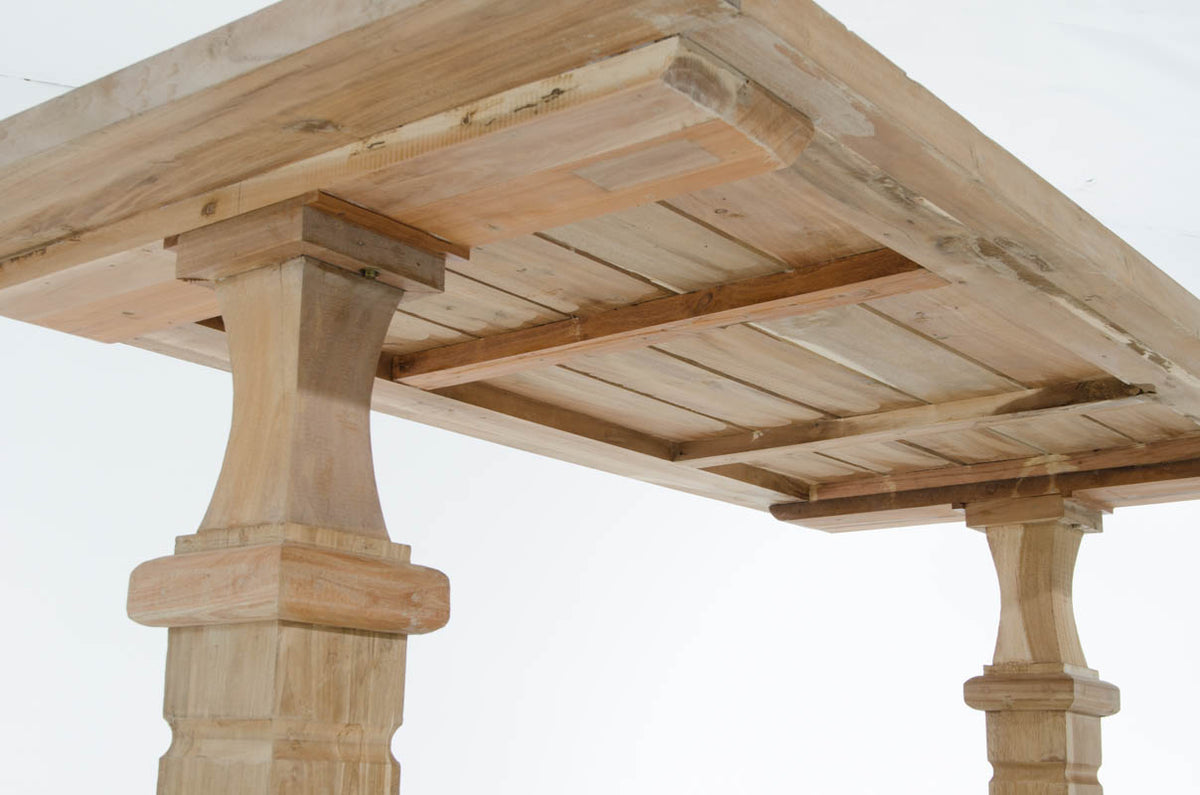 Rustieke TEAK eettafel 180*100*78 (6)