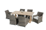 Rustieke TEAK eettafel 180*100*78 (8)