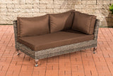 Hoekbank Moss terrabruin