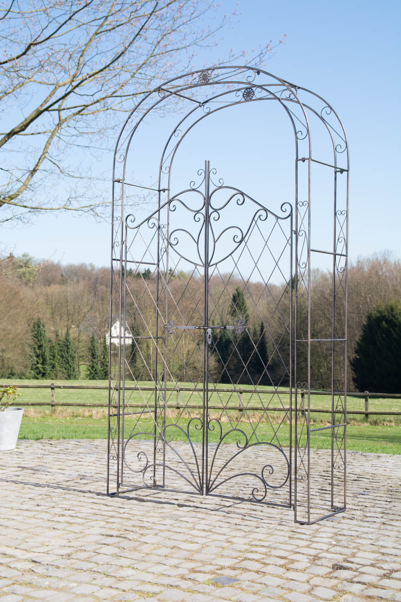 Rozenboog met poort Melissa (2)