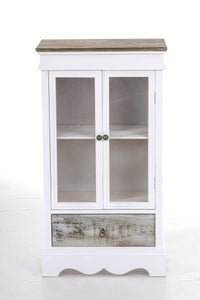 Vitrinekast Cassius 80, bruin (2)