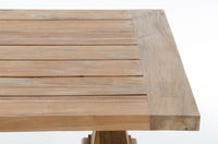 Rustieke TEAK eettafel 200*100*78 geolied (4)