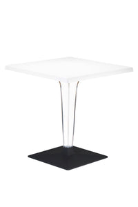 Tafel Ice zwart, rechthoekig