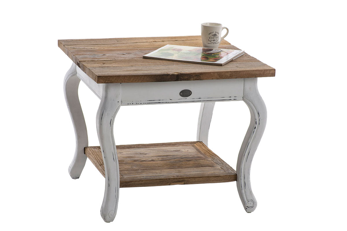 Bijzettafel Soana 60x60 wit