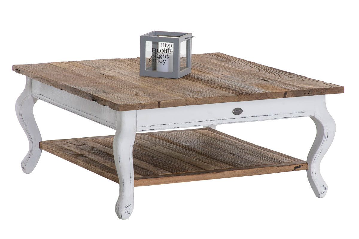 Salontafel Eneas 90x90 wit