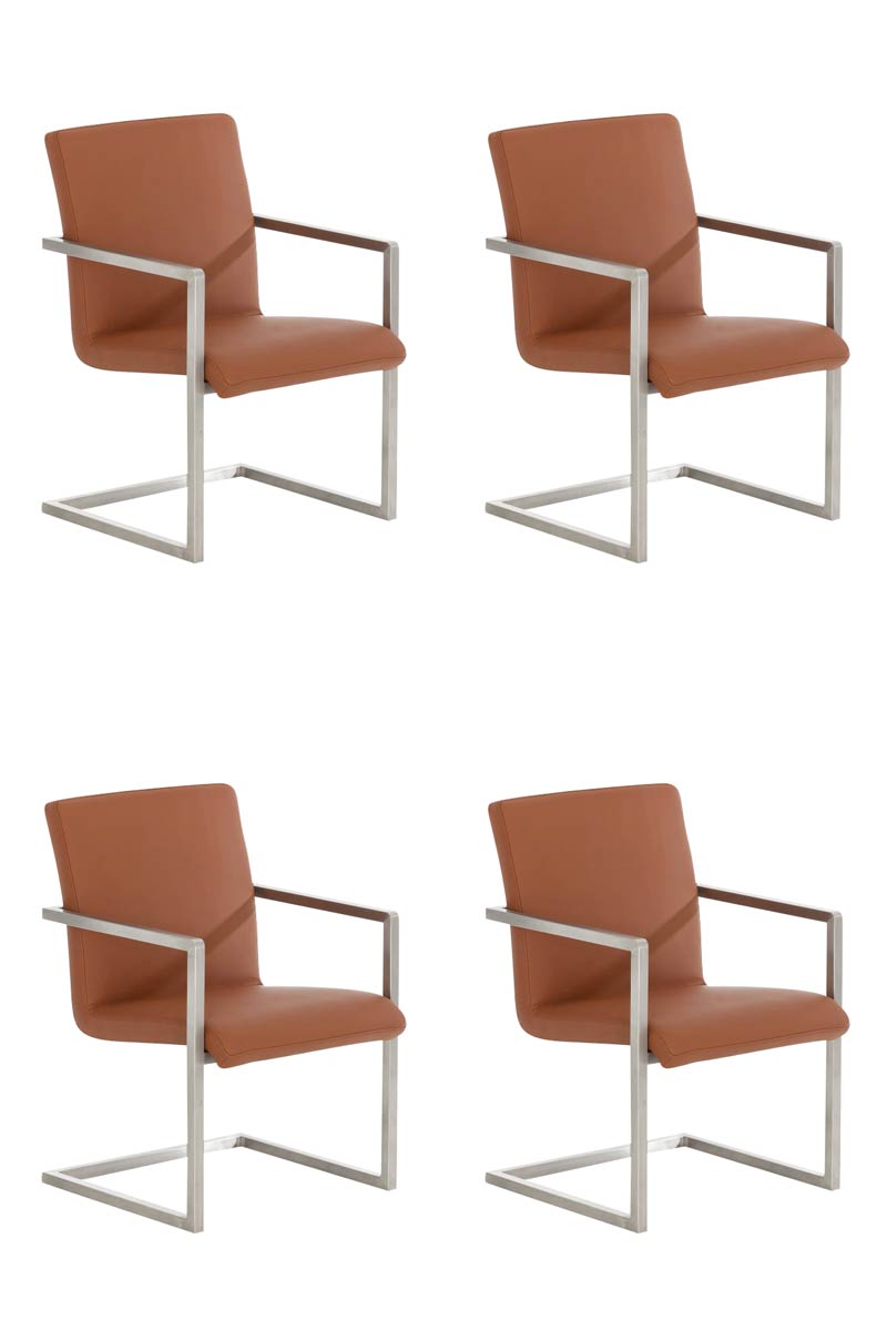 4-delige set bezoekersstoel Java (6)