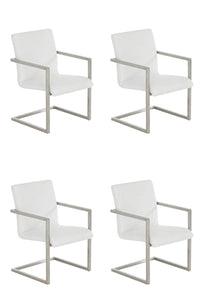 4-delige set bezoekersstoel Java