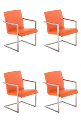 4-delige set bezoekersstoel Java (8)