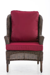 Fauteuil Jardin robijnrood (2)