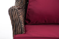 Fauteuil Jardin robijnrood (5)