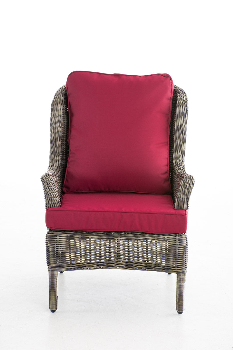 Fauteuil Jardin robijnrood (7)